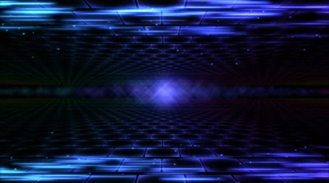 Sideways Travel Light Animation - Loop Rainbow Stock Footage 38603286