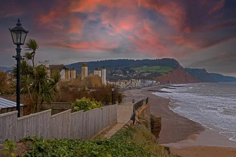 Sidmouth, Devon, Uk Stock Photos