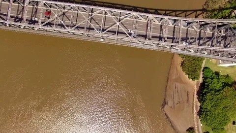 Sidney Australia Midday River Camera Over Story Bridge Stock Footage 102824429