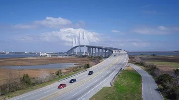 Sidney Lanier Bridge Vídeo Stock 86140971