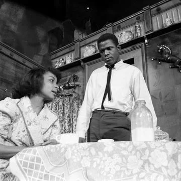 Sidney Poitier;Ruby Dee, New York, USA Stock Photos