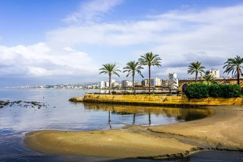 Sidon Cityscape View 01 Stock Photos