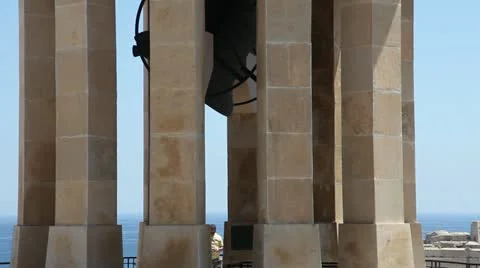 Siege Bell Valletta Vídeo Stock 11232259