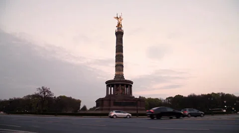 Siegessäule in berlin 스톡 동영상 37060263