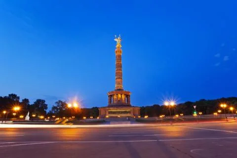 Siegessaule (berlin victory column) Stock Photos