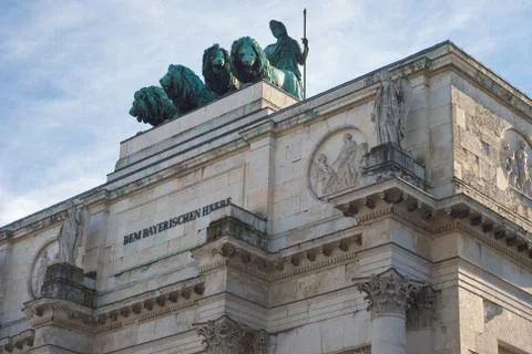 Siegestor or victory gate Stock Photos