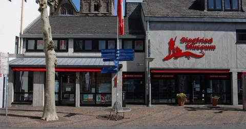 Siegfried museum Xanten Stock-Footage 128693484