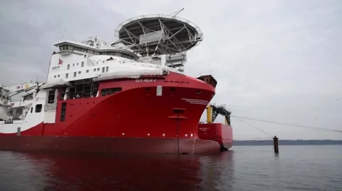 Siem Helix ship Video stock 62931492