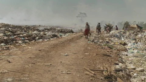 Siem Reap Dump 04 Stock Footage 116844523