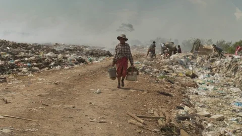 Siem Reap Dump 05 Stock Footage 116844537