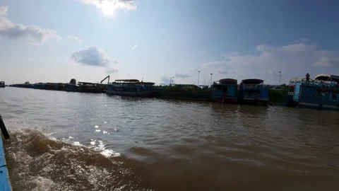 Siem Reap  Kompong Phluk Floating Village Stock Footage 306009012