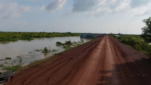 Siem Reap Kompong Phluk Floating Village 스톡 동영상 306009490