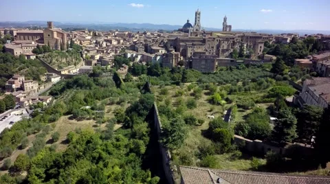 Siena aereal view Stock Footage 66779102
