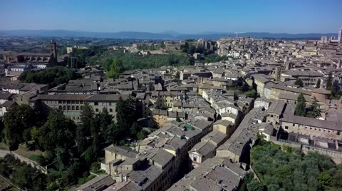 Siena aereal view Video stock 66780259