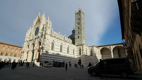 Siena Cathedral in 4k Stock Footage 101525031