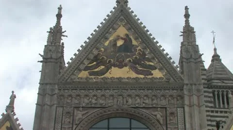 Siena Cathedral Stock Footage 12454111