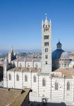 Siena Cathedral Portrait Foto stock