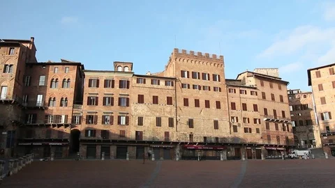 Siena, Piazza del Campo Stock Footage 72903393