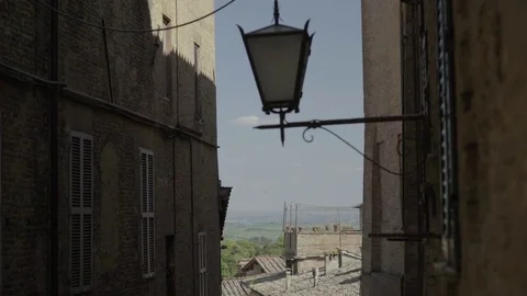 Siena Rooftop View Handheld 4K Stock Footage 76682045