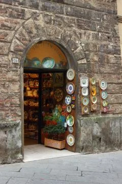 Siena shop Stock Photos