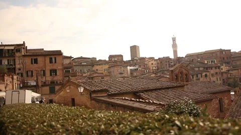 Siena skyline Stock Footage 72903179