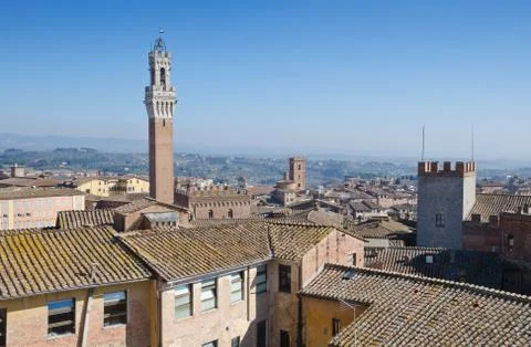Siena Skyline Stock Photos