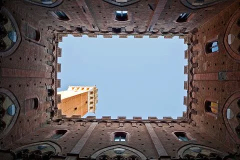 Siena tower Stock Photos