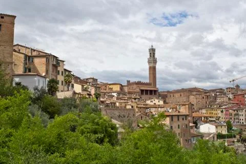 Siena in Tuscany Stock Photos