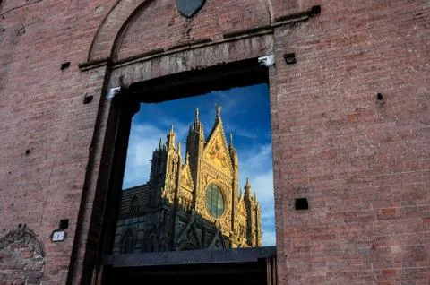 Siena's cathedral Stock Photos