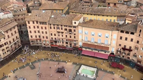 Sienna Piazza del Campo Timelapse Stock Footage 150251682