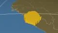 Sierra Leone extruded. Solids. Graticule. 4k or 4k+ Resolution