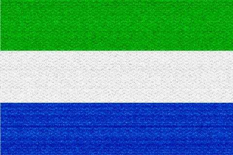 Sierra Leone flag Stock Illustration