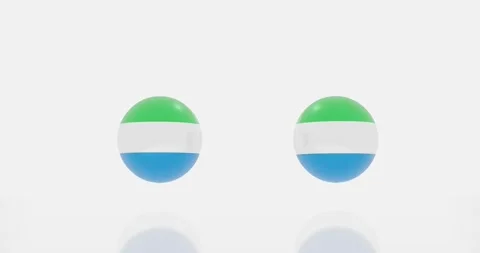 Sierra Leone flag symbol Stock Footage 195283377