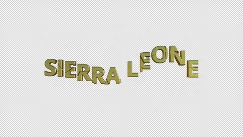 SIERRA LEONE Stock Footage 307982100