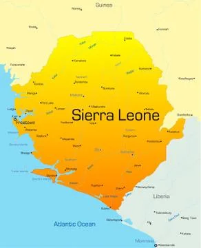 Sierra Leone Illustrazione stock