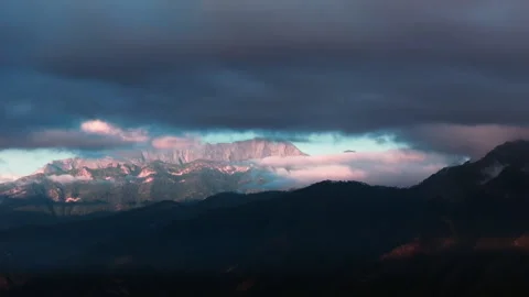 Sierra Madre Oriental Mountain Range Landscape Aerial Stock Footage 323147925