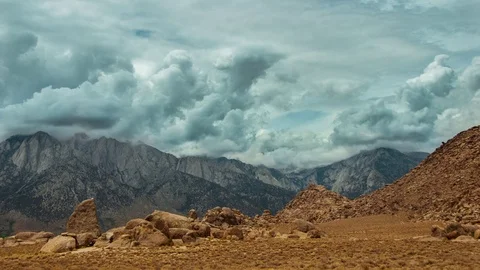 Sierra Mountains HD time lapse stock footage. Stock Footage 70997495