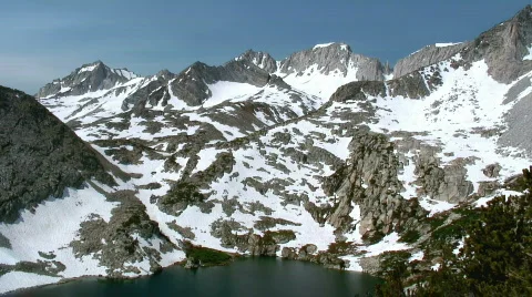 Sierra Nevada alpine landscape Stock Footage 369076
