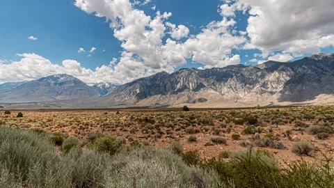 Sierra Nevada cloud time lapse A Stock Footage 115633313