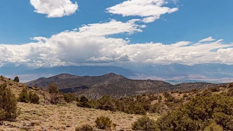 Sierra Nevada cloud time lapse B 스톡 동영상 115633678