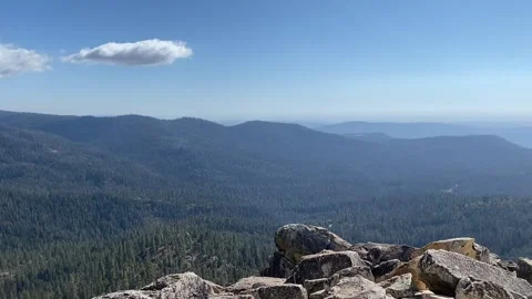 Sierra Nevada Mountain Range - 270 Degree Pan Stock Footage 168955861