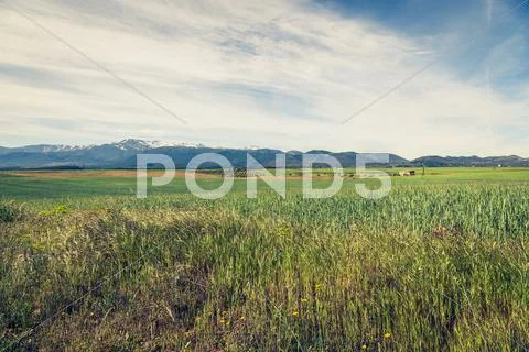 Sierra nevada mountain range spain Stock Photos