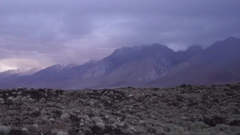 Sierra Nevada Mountains Time Lapse Stock Footage