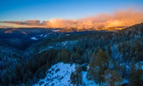 Sierra Nevada Range Foto stock