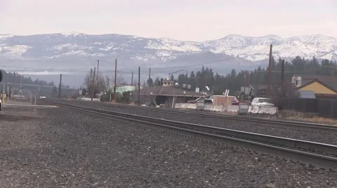 Sierra Nevada town Vídeo Stock 44854052