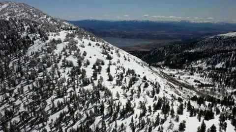 SierraSpringSnow15 Vídeos de archivo 252604572