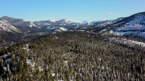 SierraSpringSnow3 Stock Footage 252604746