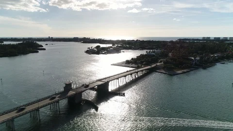 Siesta Key Bridge 스톡 동영상 91265087