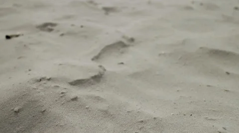 Siesta Key Sand Close Up Video stock 34853965