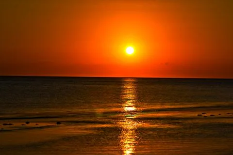 Siesta Key Sunset HDR Foto stock
